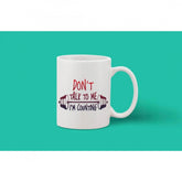 Printed Ceramic Coffee Mug - 1 Pieces, White, 11oz